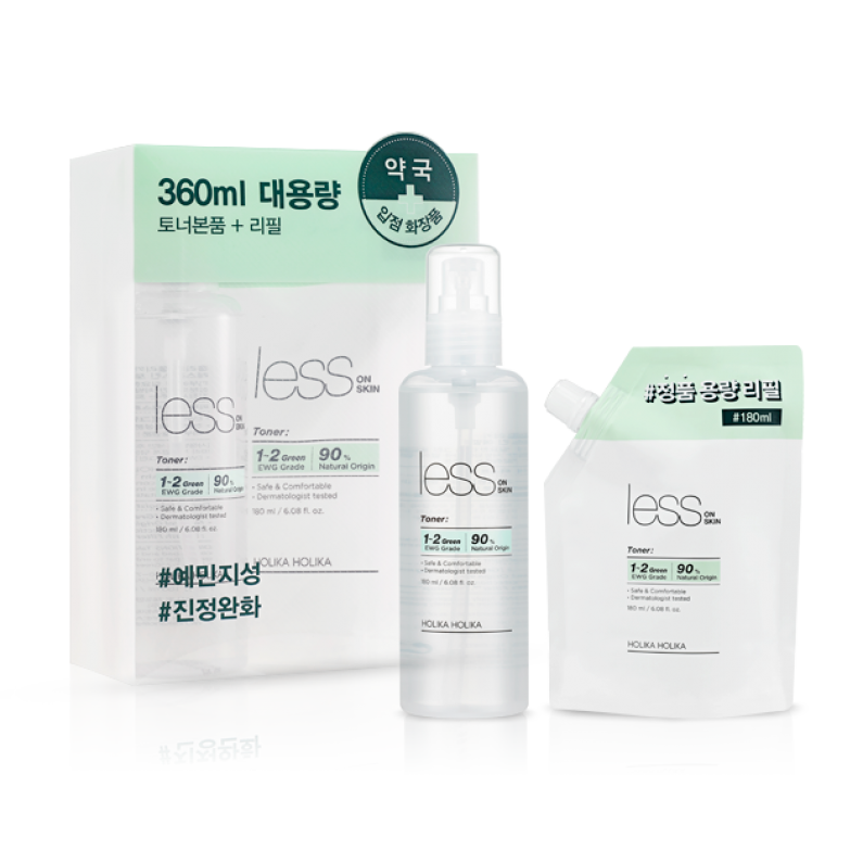 Less On Skin Toner Refill Set